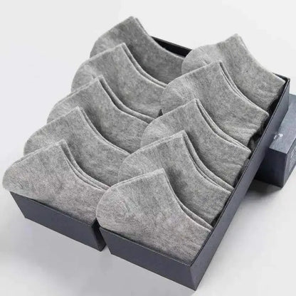 Mens Ankle Socks - 10 Pairs Breathable Cotton Summer Socks