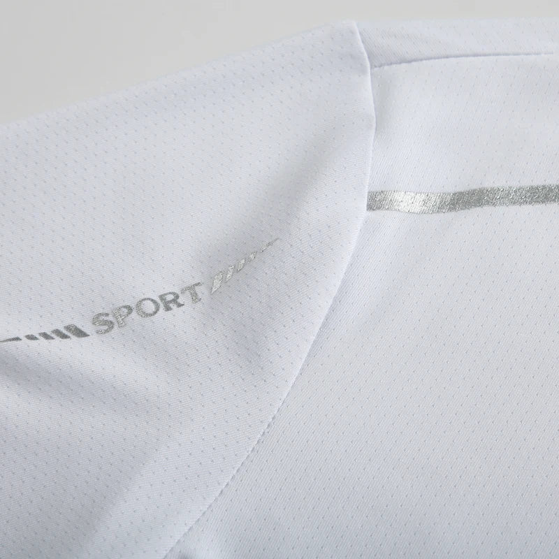 Men's Running T-Shirt – Reflective Quick-Dry Ice-Silk Sports Tee