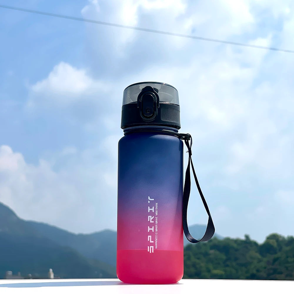 Large Capacity Motivational Sports Water Bottle 500ML/1000ML - Leak Proof Portable Reusable Cup for Gym Outdoor Travel
