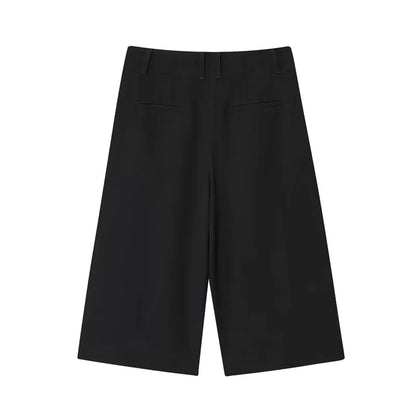 Women's Black Shorts – Cropped Casual Commuter Shorts