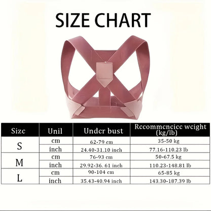 Hunchback Corrector Straight Back Open Shoulder Lumbar Spine Correction Belt Elastic Invisible Back Straightening Unisex