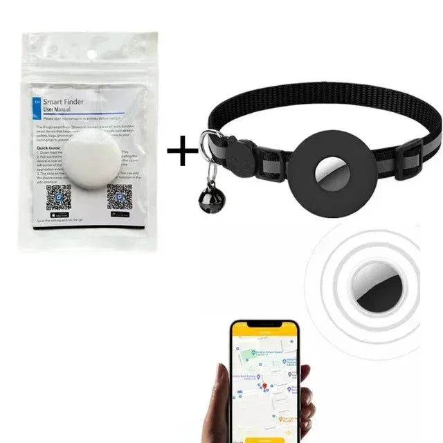 Pet GPS Tracker - Bluetooth Dog Locator With Long Battery Life & Real Time Location