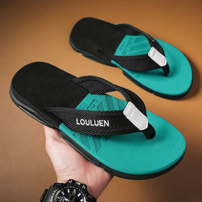 High quality brand men flip flops summer beach flip flops men fashion breathable casual men Beach slippers summer outdoor