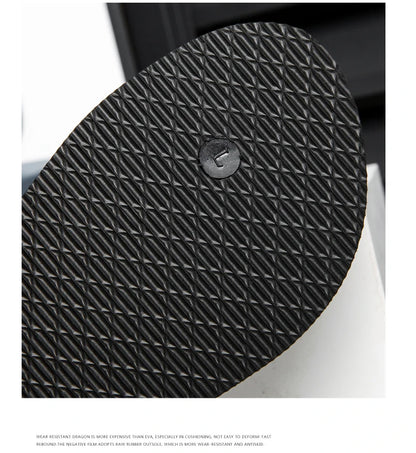 High Quality Men's Flip Flops Summer Light Beach Slippers Fashion Non-slip Casual Male Sandals Outdoor Black Flip Flop Sandals