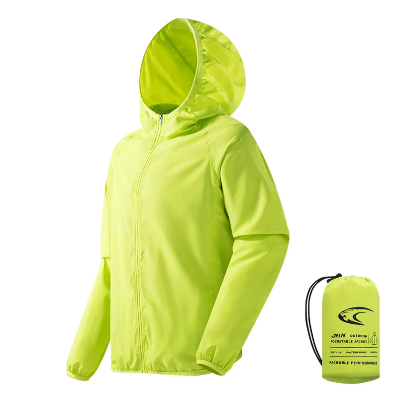 Waterproof Hiking Jacket - Lightweight Quick Dry Jacket With UPF 50+ Sun Protection Coat