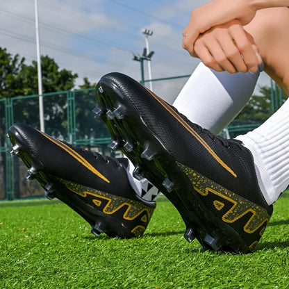 Men Soccer Shoes - Breathable Training Soccer Boots | Rubber Outsole Cleats