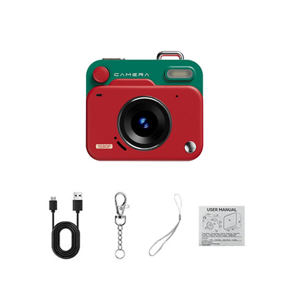 Mini Digital Camera - Compact 1080P HD Camcorder With CCD Sensor & Loop Recording