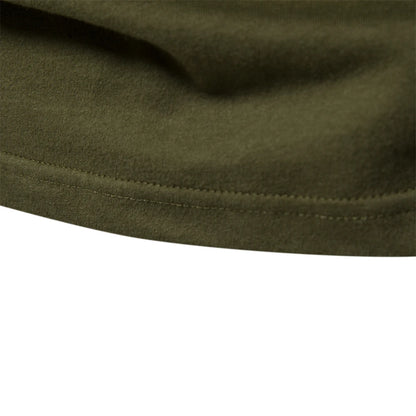 Men's Cotton T-Shirts - Long Sleeve Patchwork O-Neck Casual Designer Tees