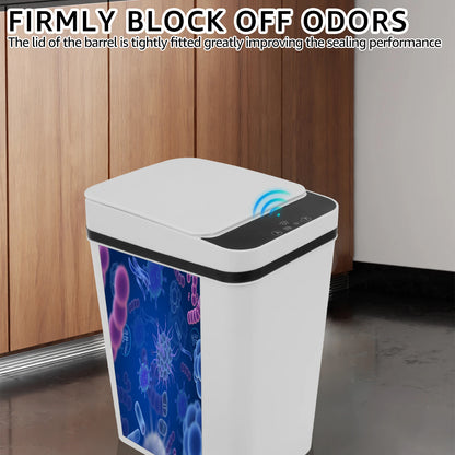 Touchless Infrared Trash Can - 12L Smart Sensor Wastebasket for Kitchen  Bathroom