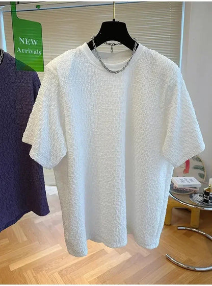 Men's Casual T-Shirt – Loose Breathable Quick-Dry Korean Top