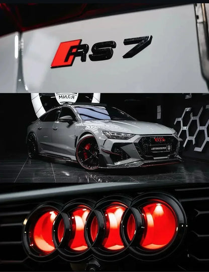 Audi RS T-Shirt - Men Polo Shirt Custom Printed Performance Car Apparel