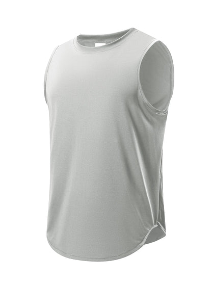 Summer Men's Fitness Basic Tank Top Quickly Dry Sport Top Running Vest Gym Fitness Sleeveless Sport Shirt Tank Tops