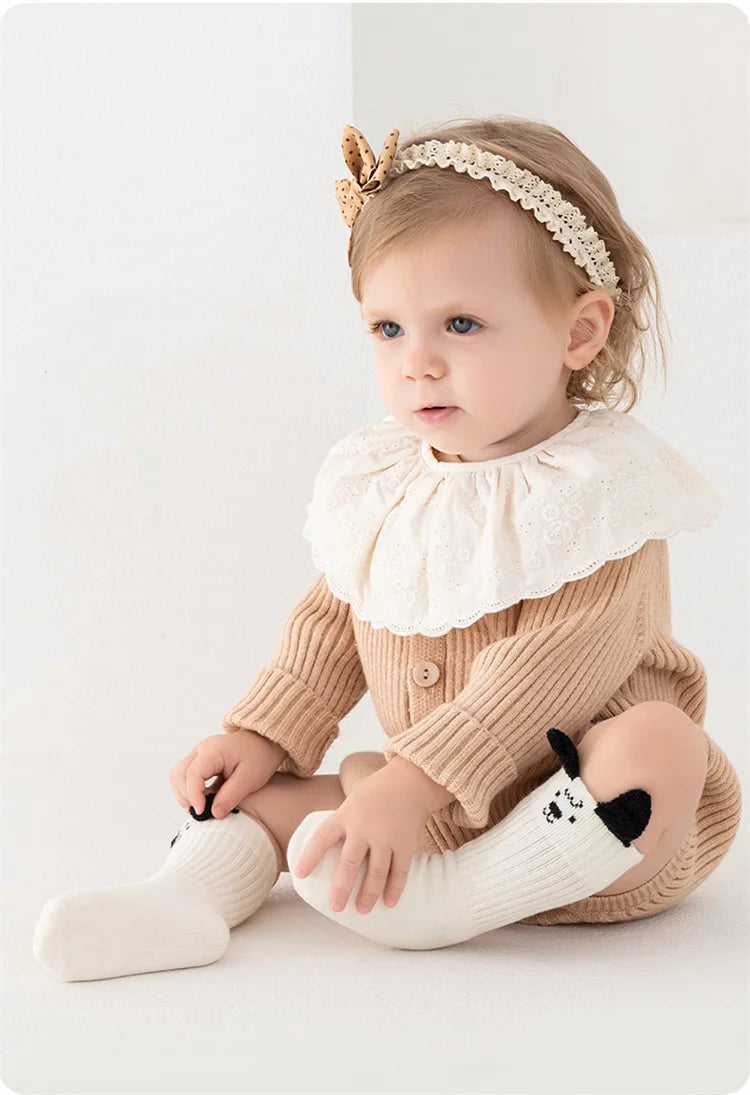 Cute Kids Socks For Girls Boys Soft Cotton Baby Toddler Boy Girl Sock Cartoon Children's Short Socks Autumn Winter 0-8Years New