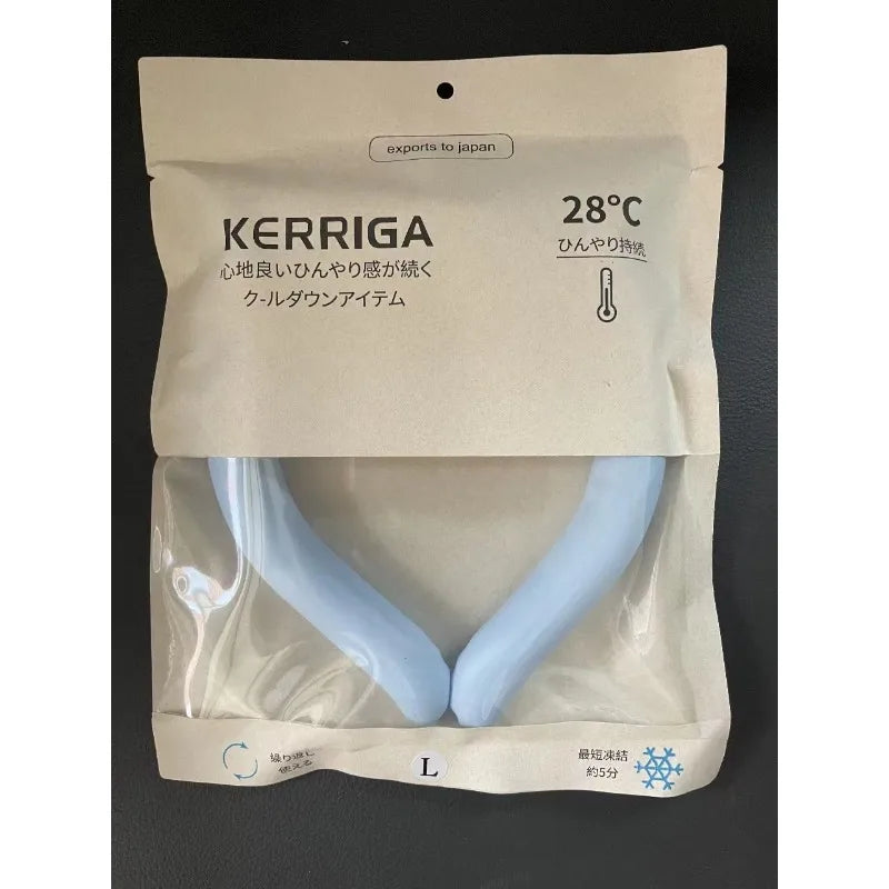 Summer Neck Cooling Tube Reusable Portable Ice Neck Cooler Ring Soft Silicone Cold Neck Wrap For Heat Relief And Outdoor Activit