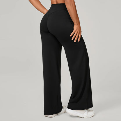 Women Yoga Pants – Soft Stretchy Fabric Full Length Leggings With Elastic Waist