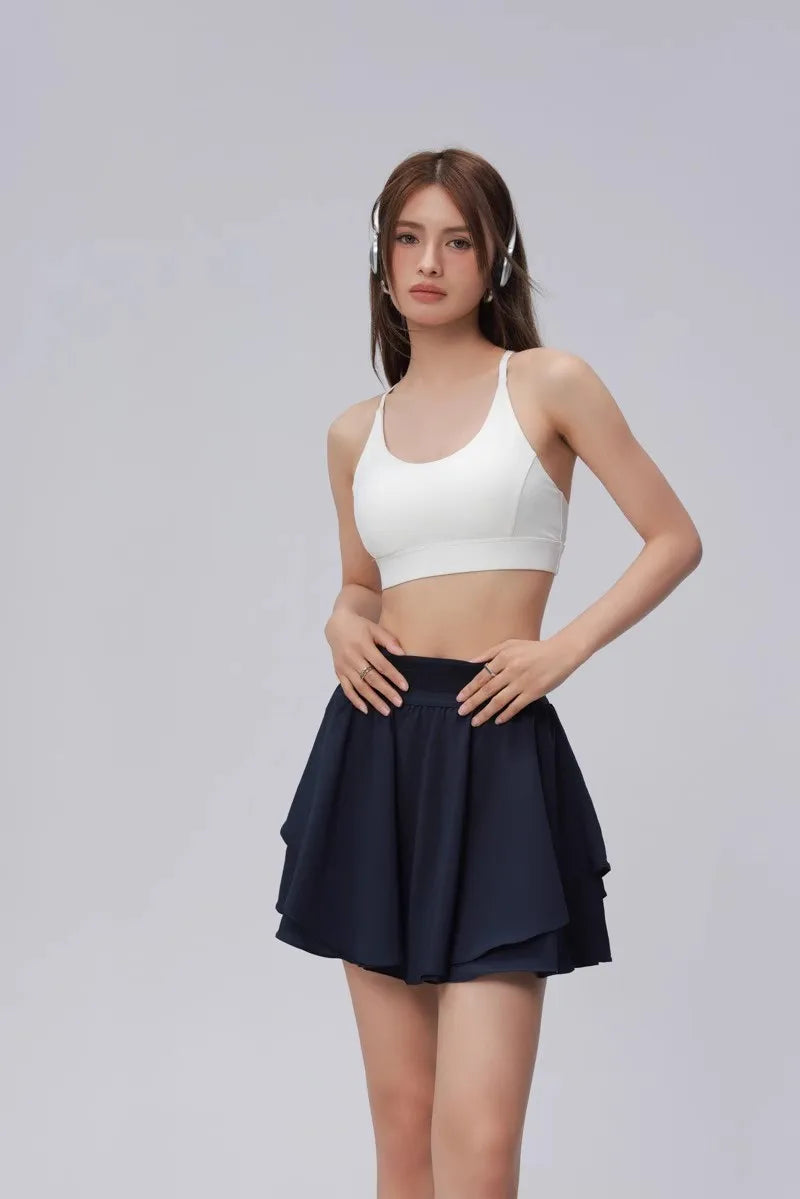 Women Tennis Skirt High Waist Shorts in Skirt Sports Skirt Gym Shorts Fitness Yoga Skirt Running Sport Skirts Golf Wear Skirt