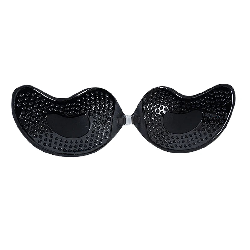 Invisible Push Up Bra - Strapless Backless Seamless Front Closure Wireless Sticky Silicone Bra
