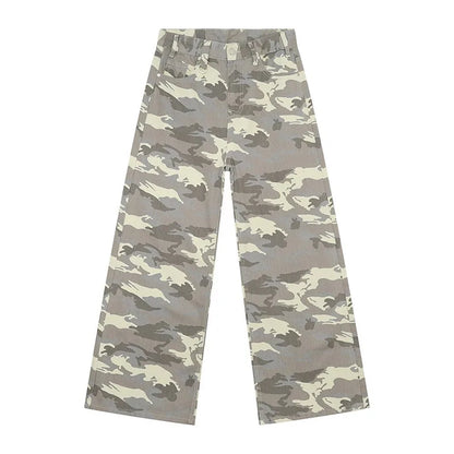 Mens Loose Wide Leg Denim Jeans - Casual Summer Trousers - ZOOMNSTORE