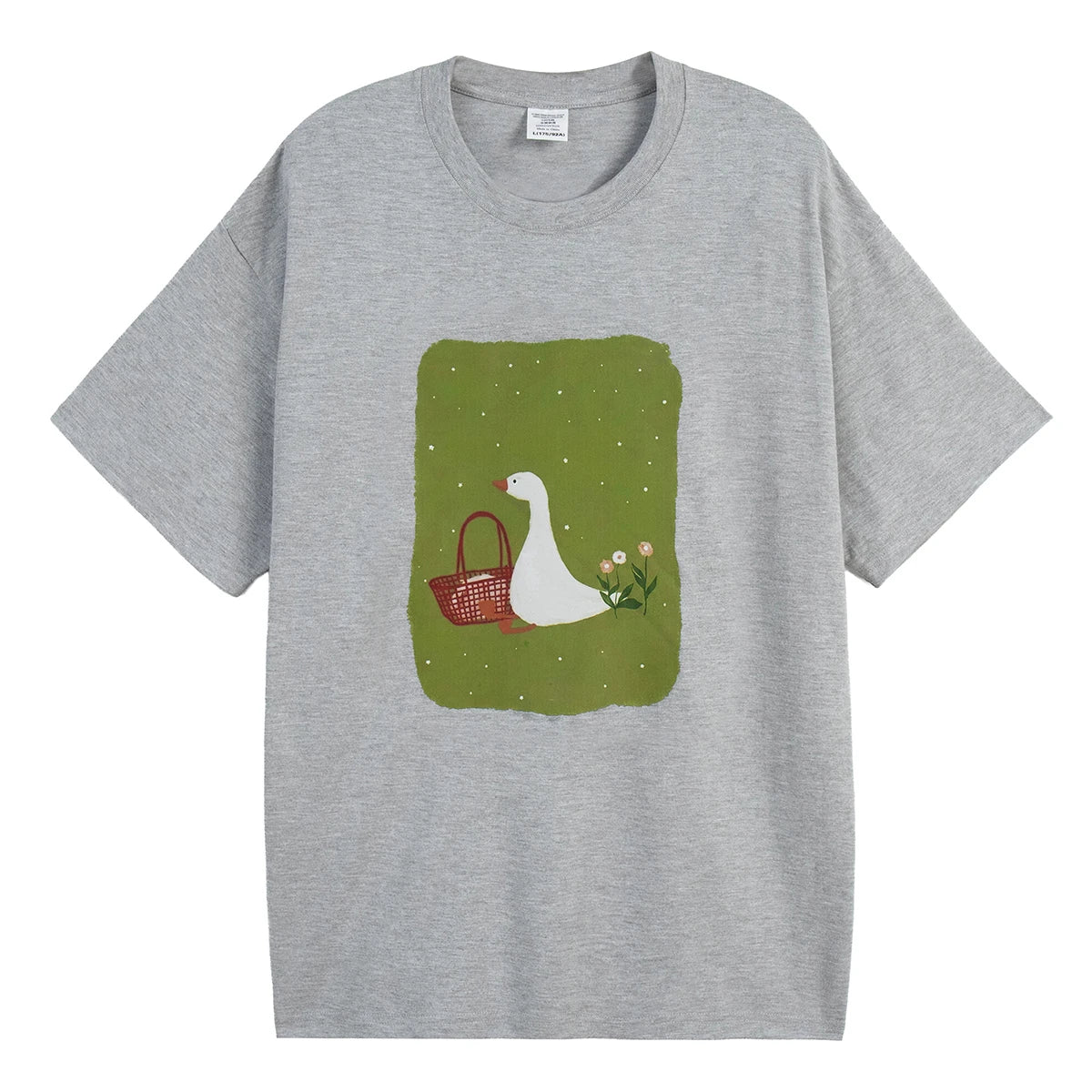 Women's Printed Cotton T-Shirt – Vintage Hip-Hop Loose Top