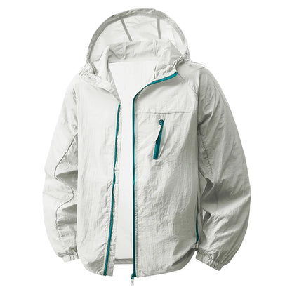 LNGXO Women's Men's Sun Protective Jackets Camping Mountaineering Hiking Outdoor Sports Windbreaker Summer Lightweight Coat