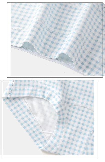 FallSweet 5/10PCS Plus Size Cotton Panties Seamless Women Mid-Rise Underwear Soft Breathable Underpants Briefs Female Lingerie