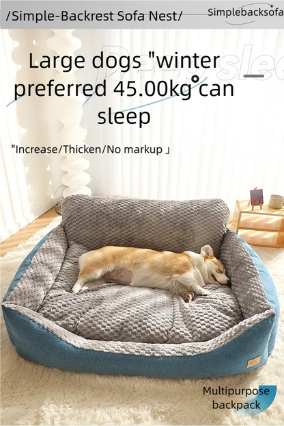 XXL 47x37inchExtra-Large Dog Sofa Bed Dog Mattress Soft and comfortable material a practical pet supply Suitable for all seasons