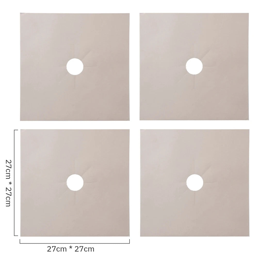 Gas Stove Protector Mats – Reusable Heat-Resistant Stovetop Liners