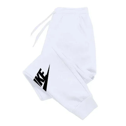 Men's printed pants, autumn and winter men's and women's running pants, sportswear and casual pants, fitness and gym sportswear