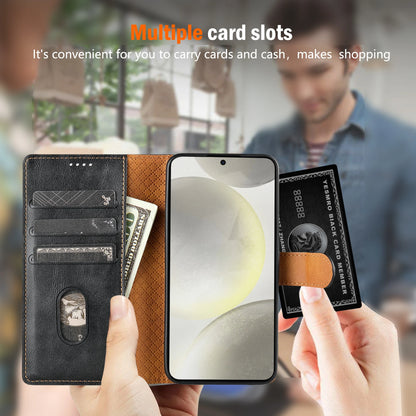 Business Leather Phone Case For Samsung Galaxy S26 S25 S24 S23 Ultra S22 S21 FE S20 S10 Plus Note20 Flip Card Wallet Cover Etui