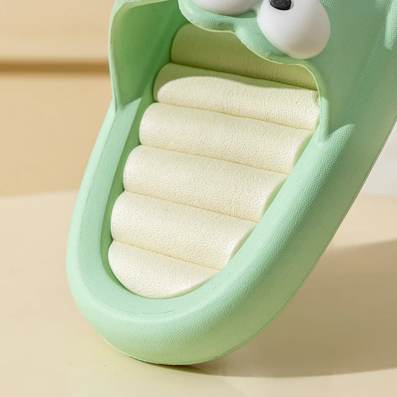 Children Dinosaur Slippers - Soft Soled Anti Skid Kids Summer Shoes Sandals