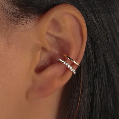 Clip-On Ear Cuff – Non-Piercing Fake Cartilage Earring