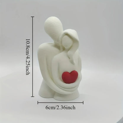 3D Printing Embracing Couple Decoration Ornaments, Modern Love Embracing Statues, Modern Love Art Statues, Perfect Gifts