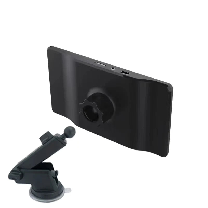 1080P dual lens car baby monitor, 3 installation methods, rear seat visible, adjustable lens, 5-inch IPS screen