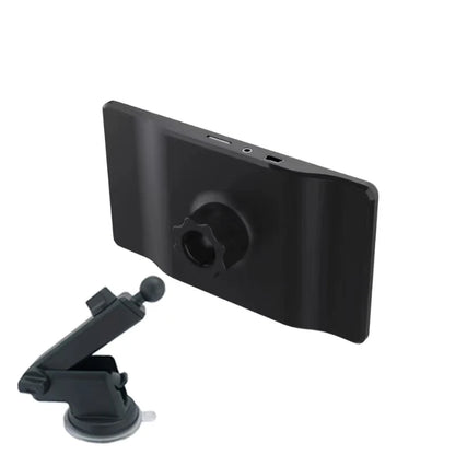 1080P dual lens car baby monitor, 3 installation methods, rear seat visible, adjustable lens, 5-inch IPS screen