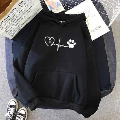 Hot sales Womens Hoodies Casual Printing Sweatshirts Sports Home Pullover Tops Outdoors Korean Style Street Woman Clothing 2026