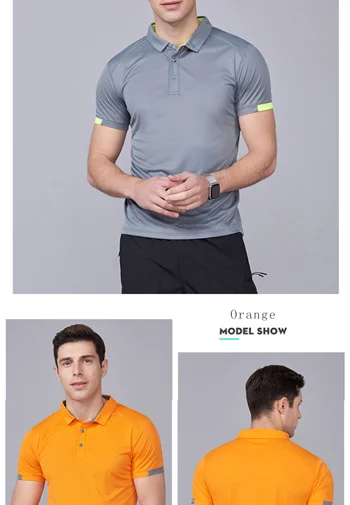 Men's Quick-Dry Polo Shirt – Breathable Golf & Sports Jersey (8 Colors)