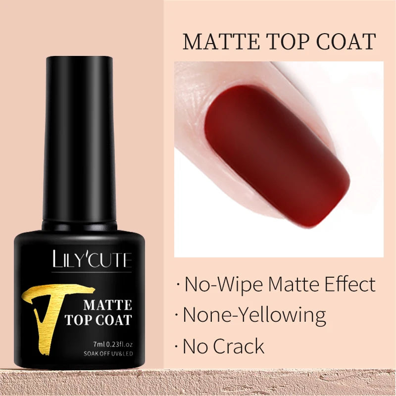 Gel Nail Polish - LILYCUTE UV Gel Varnish 7ML | Soak Off, Long Lasting Colors