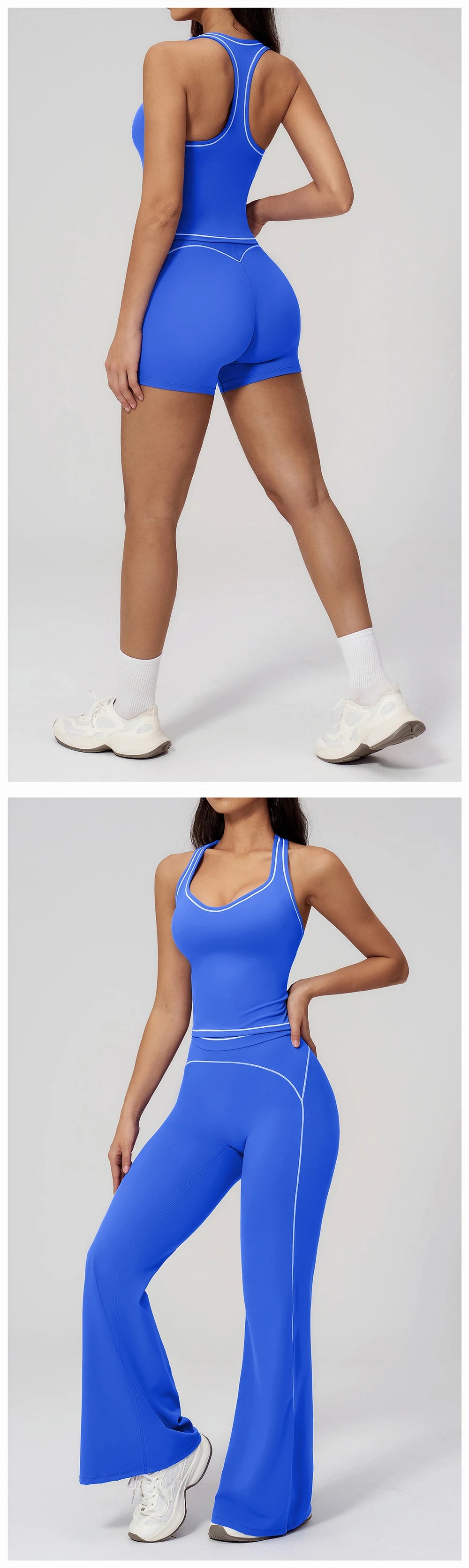 Yoga Suit 2PCS Women Tracksuits Sports Outfits Gym Clothes Running Sports Bra Suits Female Workout Yoga Clothes Athletic Wear