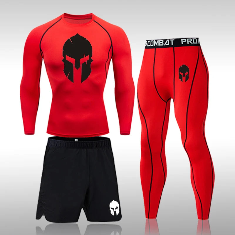 Men Sport Suits - Compression Workout Gear | Rashguard Shirts & MMA Fightwear