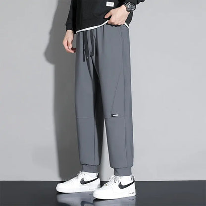 10XL Casual Pants Mens Straight Loose Trousers Men Clothing Elastic Waist Quick Dry Pants Summer Fashion Oversized Joggers Pants