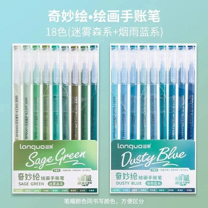 Acrylic Markers Set - 9 Color Art Pens for Rock Painting  DIY Crafts