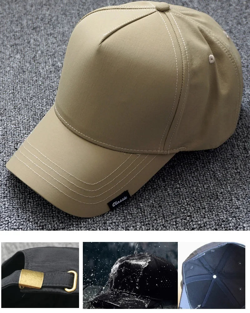 Big Head Man Large Size Mesh Baseball Hats Outdoors Plus Size Sport Caps Dad Oversize Trucker Cap 56-61cm 62-66cm