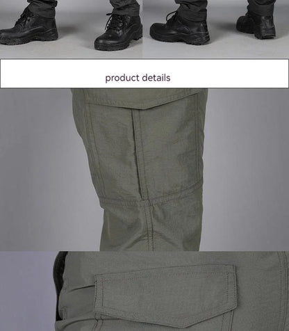 Asian size Mens Summer Tactical Cargo Pants Army Military Style Streetwear Jogger Hiking Trekking Mountain Work Casual Trousers
