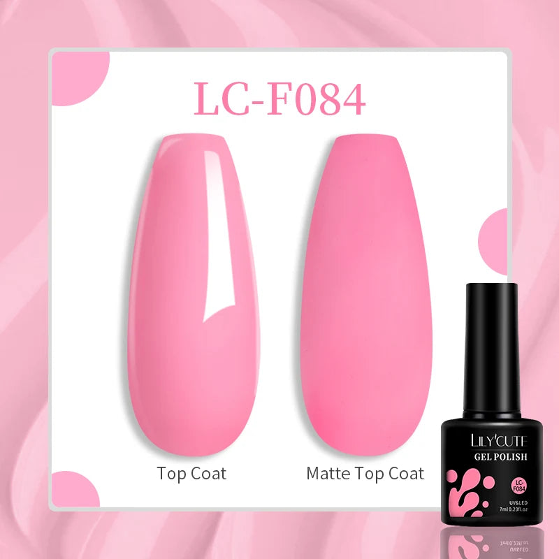 Gel Nail Polish - LILYCUTE UV Gel Varnish 7ML | Soak Off, Long Lasting Colors