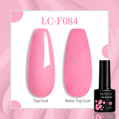 Gel Nail Polish - LILYCUTE UV Gel Varnish 7ML | Soak Off, Long Lasting Colors