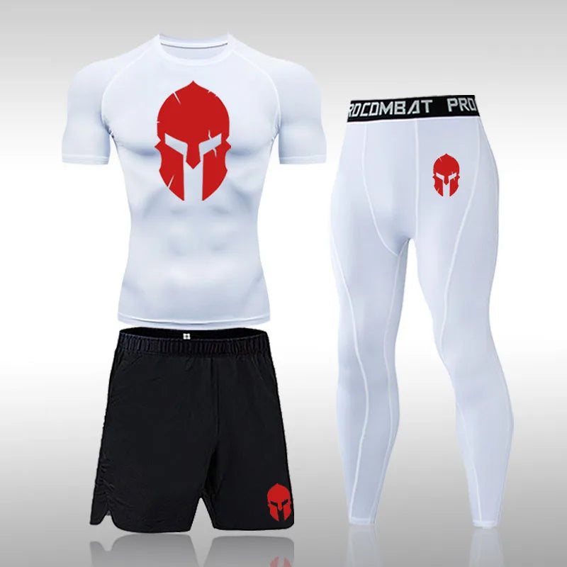 Men Sport Suits - Compression Workout Gear | Rashguard Shirts & MMA Fightwear