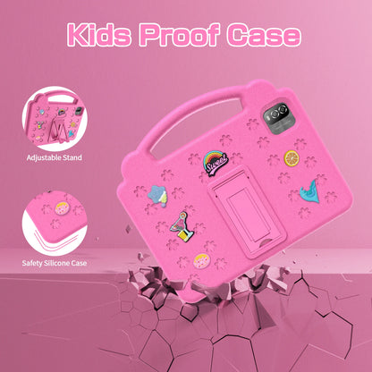 PRITOM 10 inch Kids Tablet, Android 15 Tablet for Kid, Quad-Core Processor, 12GB(3+9 virtual) RAM, 64GB ROM 1TF Card Expandable for Toddler Children,Tablets with Case, Parental Control, 6000mAh, 5G wifi+wifi 6, Dual Camera
