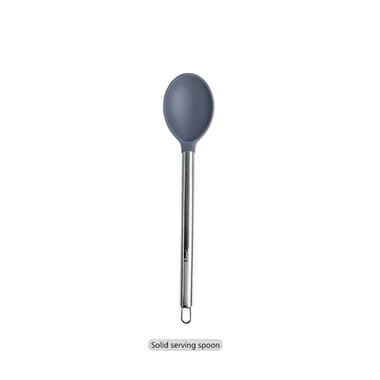 Silicone Kitchen Utensils – Heat Resistant Cooking Tool Sets with Stainless Steel Handle