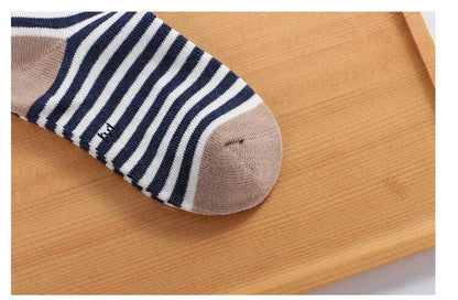 5 Pairs/Lot Kids Soft Cotton Socks Boy Girl Baby Infant Fashion Stripe Warm For Autumn Winter 0-6 Years Children Cartoon Sock
