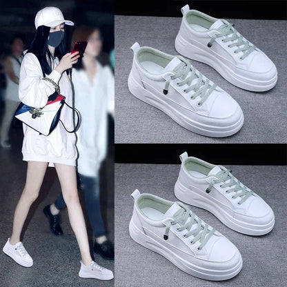 2026 Fashion Mesh Casual Shoes Flats Women Lace Up Dames Sneakers Platform Round Toe Zapatillas Casual Mujer for Summer Spring